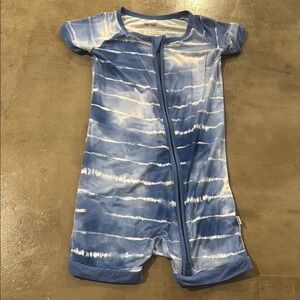 Little Sleepies Blue “Tie Dye Dreams” Shorty size 18-24 months